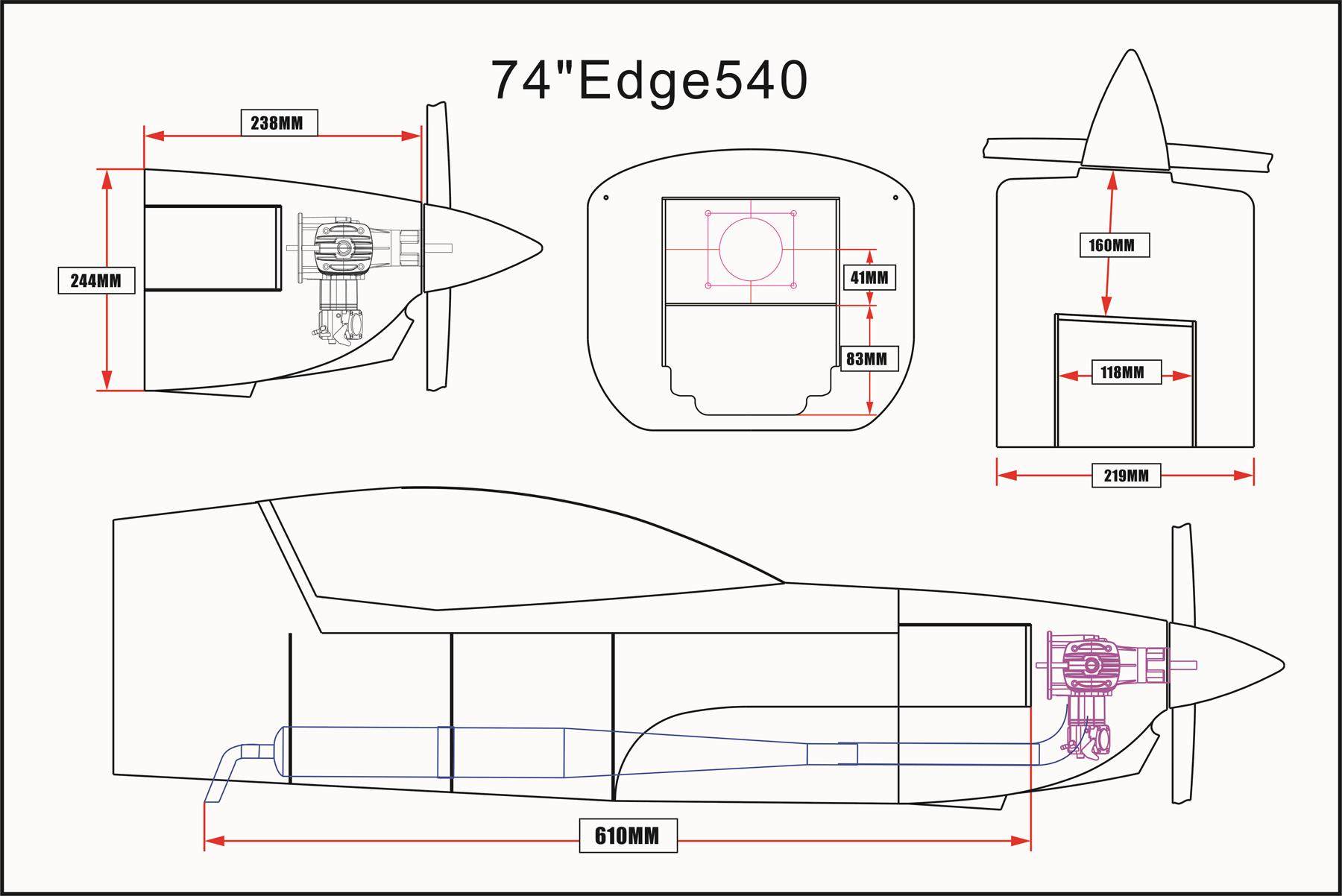 Edge 540 - 74 - V2 - grau/grün/weiß - D