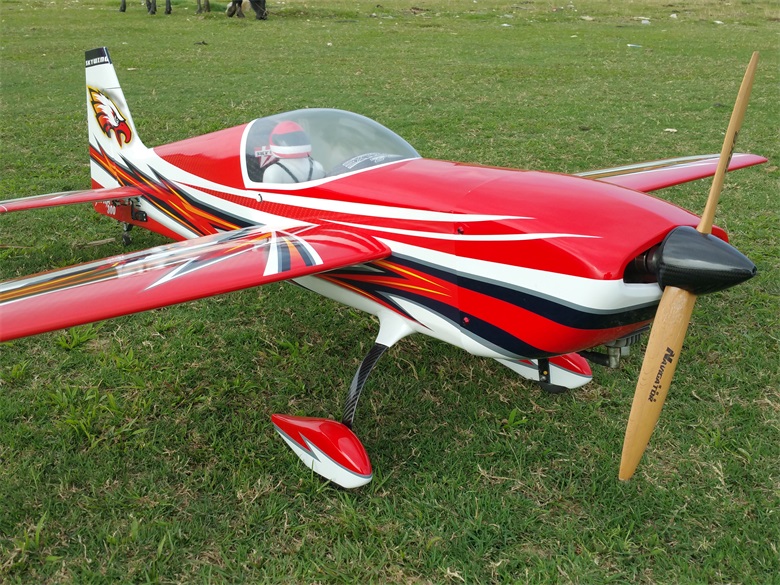 SW-Motorhaube Extra 73 - rot/weiß/bedruckt