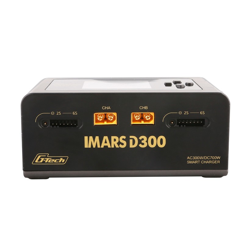iMars D300 G-Tech Channel AC/DC 300W/700W RC Battery Charger-EU Black