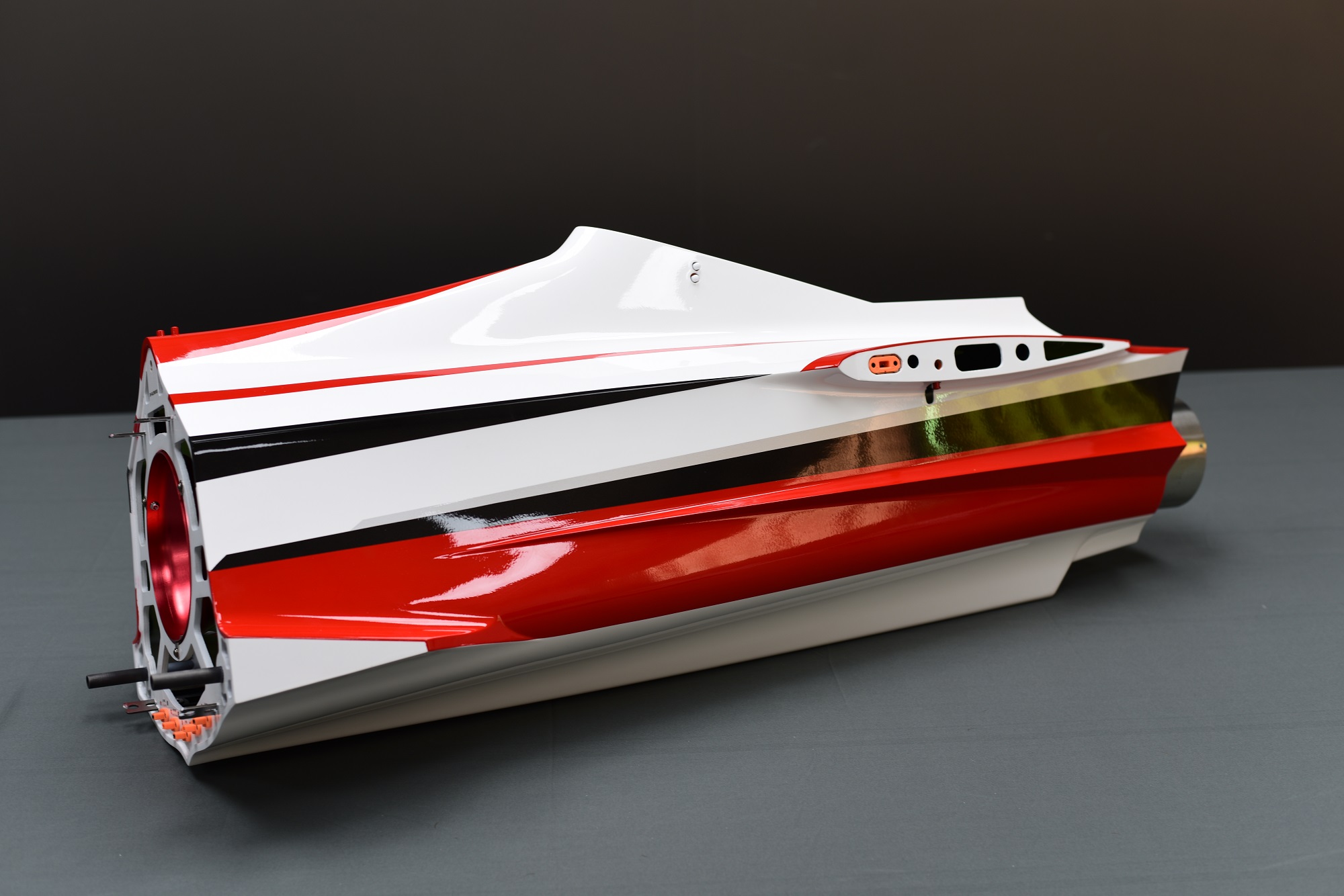 Falcon 110 - rot/schwarz/grau/weiß - A