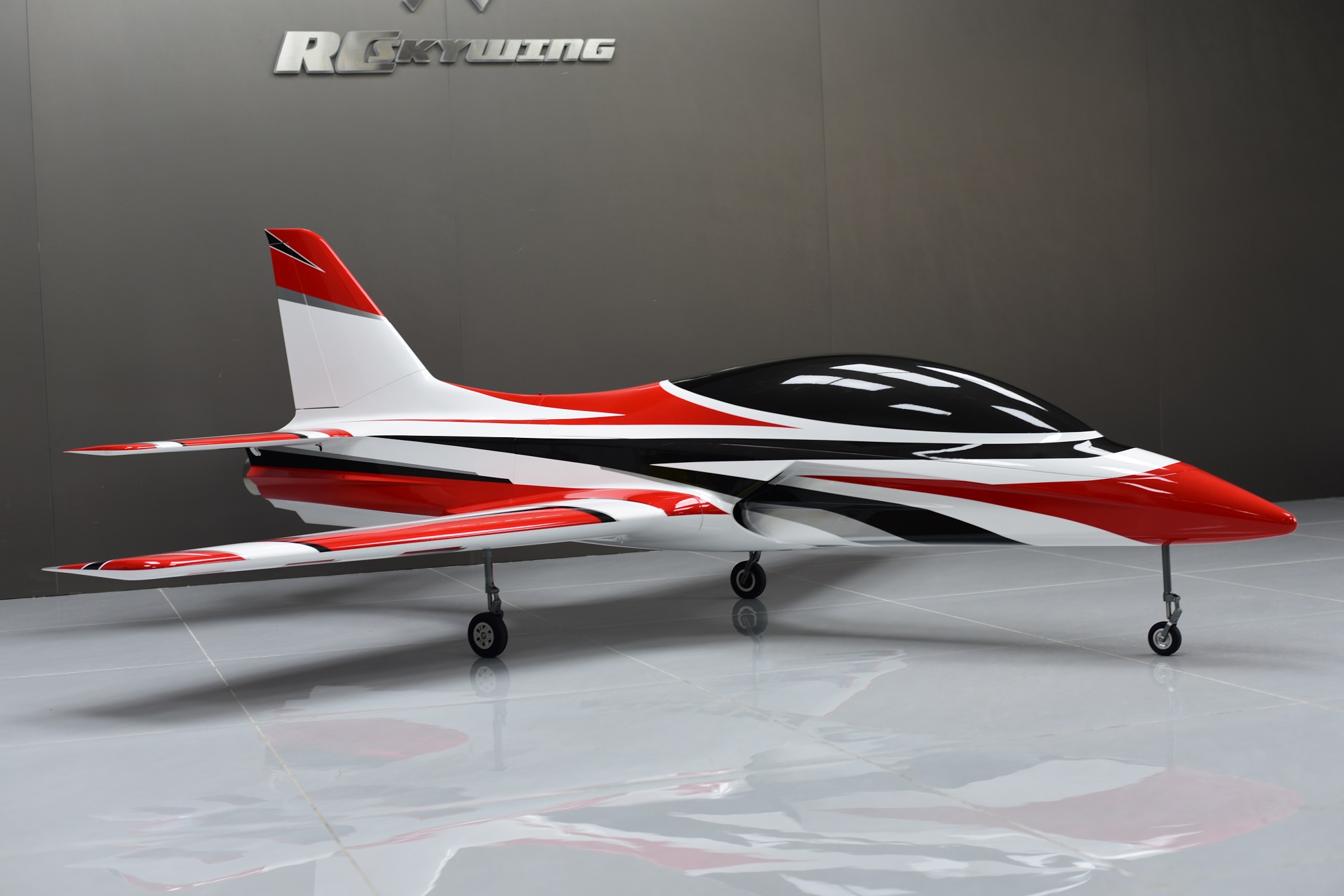 Falcon 110 - rot/schwarz/grau/weiß - A
