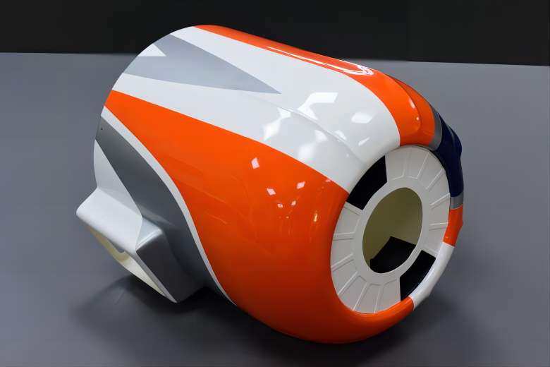 Yak 54 - 104 V1 - weiß/orange/blau - B