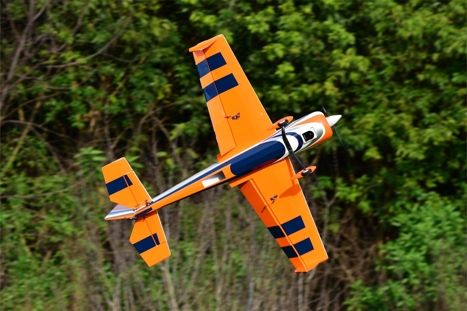 YAK 54 - 60 - weiß/orange/blau - B