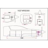 ARS 300 - 102 V3 - weiß/blau/grün - D