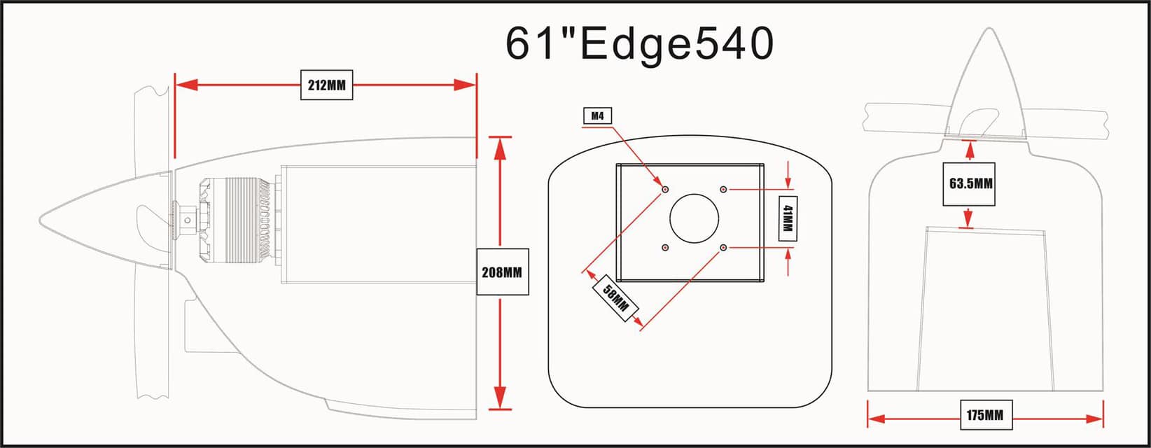 EDGE 540 - 61 - grau/grün/weiß
