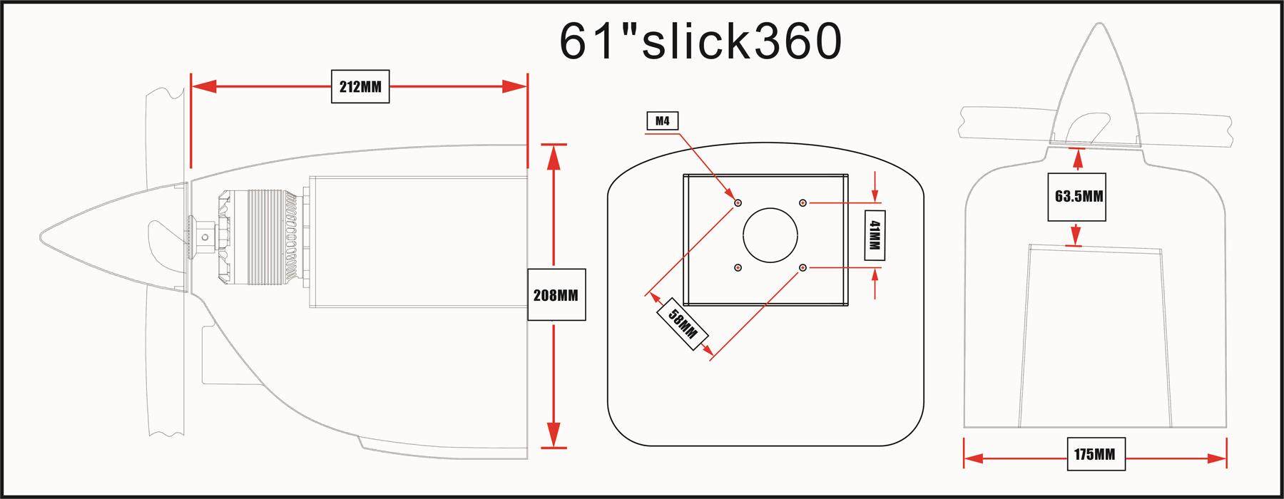 SLICK 360 - 61 V2 - gelb/rot/blau - D - PNP