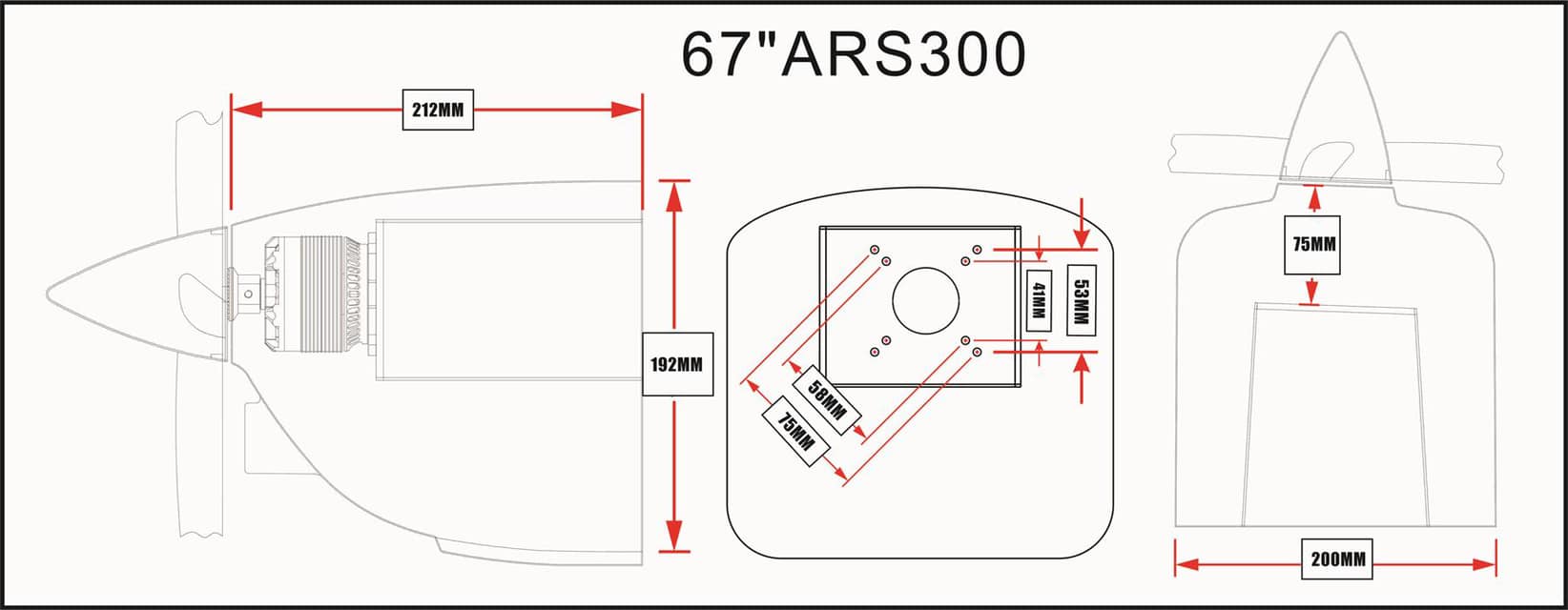 ARS 300 - 67 V3  - PNP - weiß/blau/grün - D
