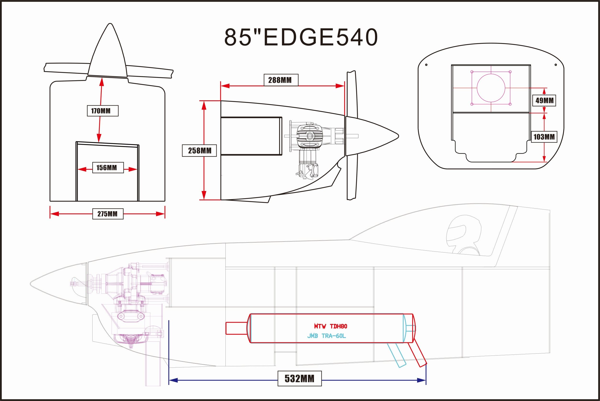 Edge 540 - 85 - gelb/grau/weiß - F
