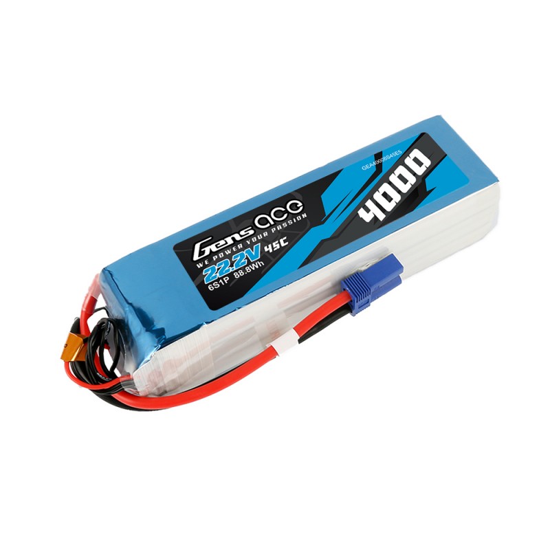 4000mAh 22.2V 45C 6S1P LiPo