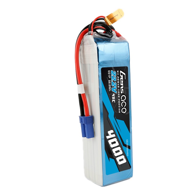 4000mAh 22.2V 45C 6S1P LiPo