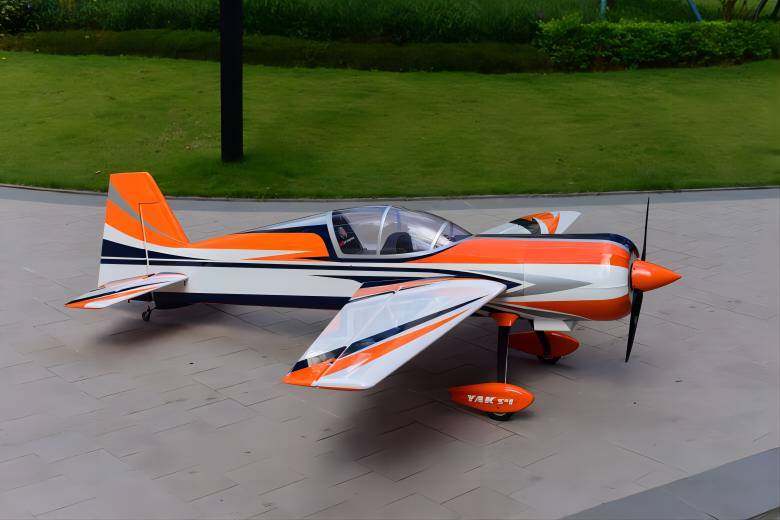 Yak 54 - 104 V1 - weiß/orange/blau - B